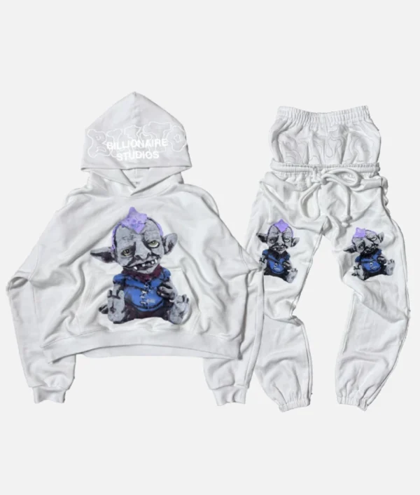 Billionaire Studios Binky Troll Tracksuit White