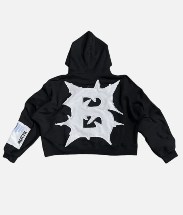 Billionaire Studios Bloo Gradient Scale Hoodie Black 2