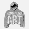 Billionaire Studios Normalize Art Hoodie Foggy